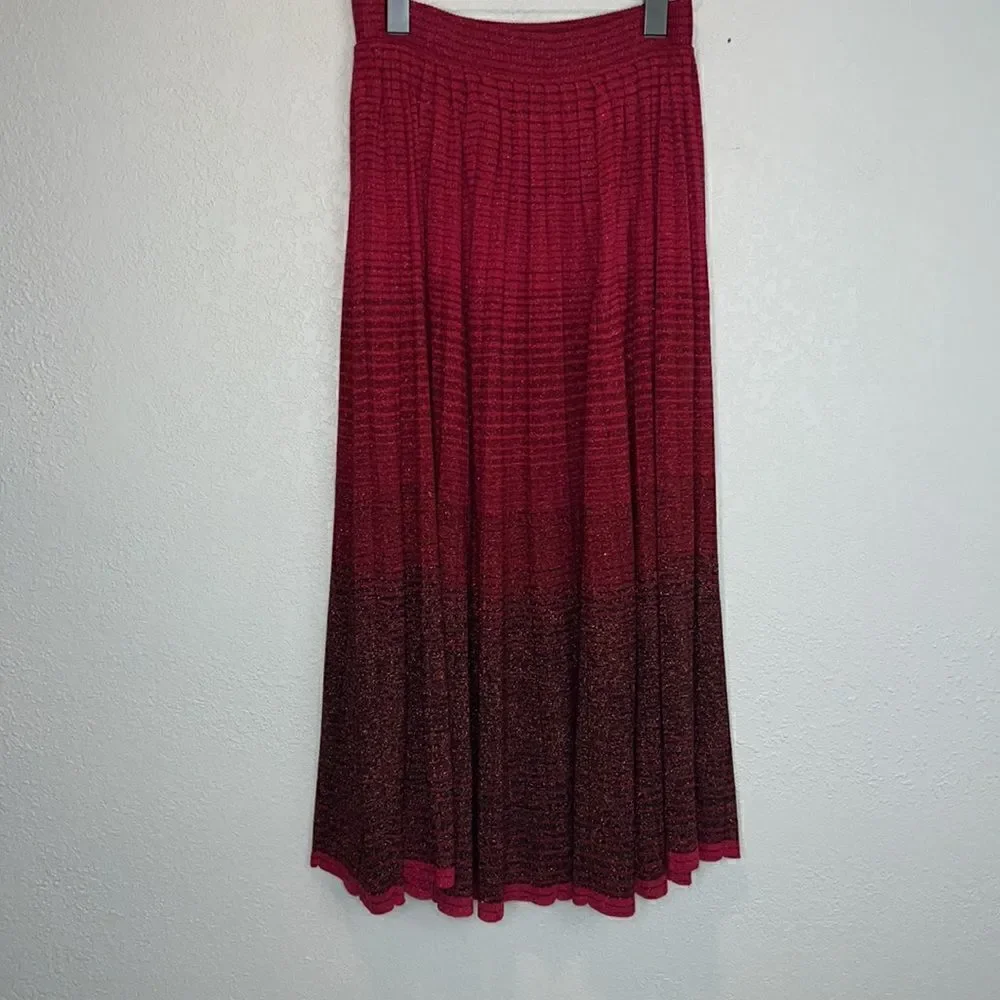 New ULLA JOHNSON Billie Gradient Pleated Skirt XS